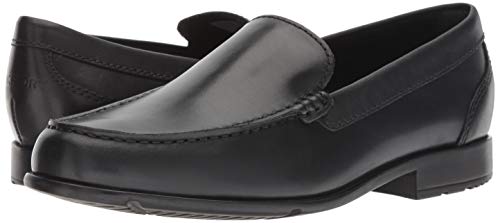 Rockport Men's Classic Lite Venetian Slip-On Loafer, Black, 9.5 US