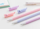 Black Ink Gel Pens, 15 Pack Cute Pens Japanese Kawaii Cat Gel Pens, Ultra Fine Point 0.38mm Fine Tip Pen Set Rollerball Pens for Stationary School Office Supplies, Great Art Crafts Scrapbooks