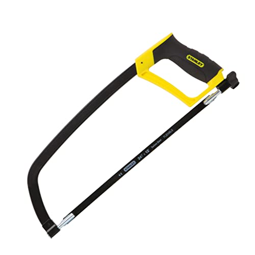 Stanley STHT20139L Rubber Grip Hacksaw Black