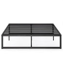 Zinus Quick Lock 35cm Queen Bed Frame/Under Bed Storage, Metal Mattress Bed Base, Metal Slats, Easy Assemble /Black