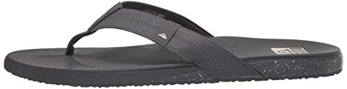 Reef Men's Cushion Bounce Phant Flip Flops, Dark Grey, 14 US