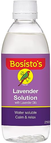 Bosisto's Lavender Solution 250mL | with 100% Natural Lavender Oil, Essential Oils, Dissolves Easily in Water, Calm, Relax, Natural Cleaning, Relaxation, Australian Made & Owned