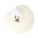 Wool Yarn, Popular Soft Mohair Pashm Knit, Used to Weave Scarves, Shawls, Sweaters, Hats, Shoes, Cushions (01 White)