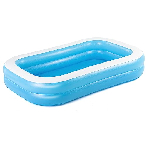 BESTWAY Rectangular Water Pool, 262 x 175 x 51 cm, Blue, BW54006-20