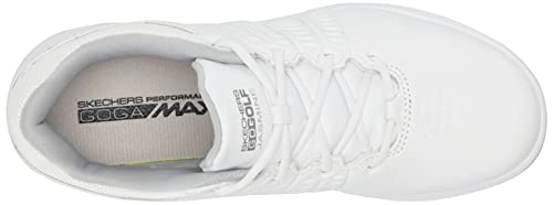 Skechers Women's Go Jasmine Spiked Waterproof Golf Shoe, White, 5.5 US