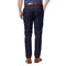 Haggar Men's Premium No Iron Khaki Slim Fit Flat Front Casual Pants, Dark Navy, 32W x 30L US