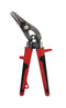 Zeluga ZL180 3.25in. Curverd Jaw Offset Sheet Metal Hand Seamer, Sheet Metal Bender Tools for Flattening Metal, Red/Black
