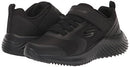 Skechers Kids Bounder - Gorven Slip-On Sneaker, Black/Black, US 12 Little Kid