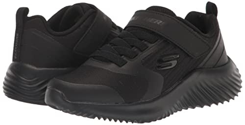 Skechers Kids Bounder - Gorven Slip-On Sneaker, Black/Black, US 12 Little Kid