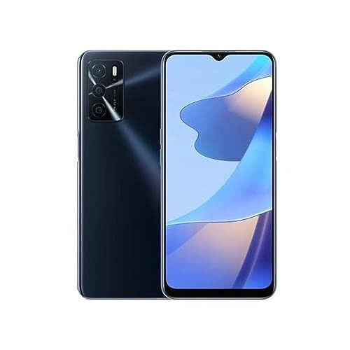 OPPO A16s Smartphone, 5000 mAh Long Lasting Battery, RAM 4 GB + ROM 64 GB Expandable, 6.5 Inch 60 Hz Display, AI Triple Camera 13+2+2 MP, NFC, ColorOS11.1, Black