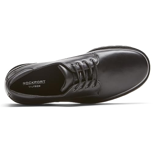 ROCKPORT Men's Northfield Oxford, Black, 10.5 US