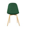 Higliocas Dining Chairs Velvet Accent Chair: Modern Dining Chairs Set of 4 in Dining Room and Kitchen Room