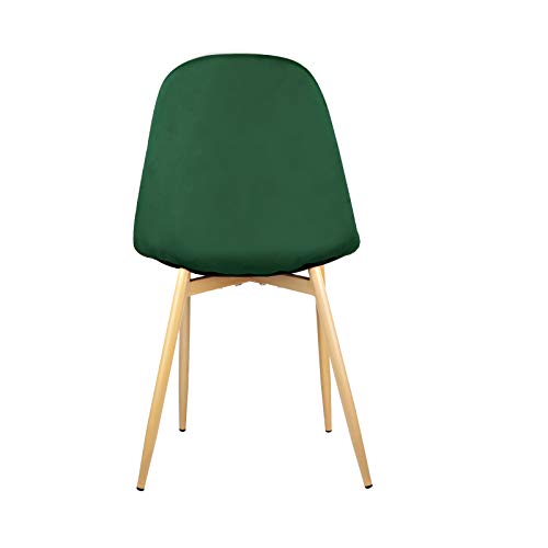 Higliocas Dining Chairs Velvet Accent Chair: Modern Dining Chairs Set of 4 in Dining Room and Kitchen Room
