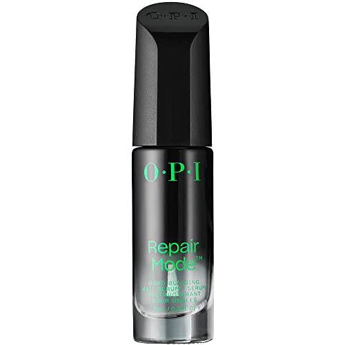 OPI Repair Mode Bond Building Nail Serum, Keratin Protein, Repaired Nails in 6 Days, Vegan Formula, Clear, 9ml