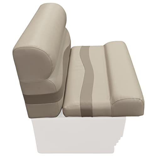 Wise BM1144-1749 Premier Series Pontoon 36" Bench Seat Cushion Set, Mocha Java/Café/Mushroom