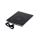 SEVERIN KP 1071 Glass Ceramic Hob with Induction (1 x Diameter 22 cm), Temperature Setting from 60-240 °C or in 10 Power Levels, Black