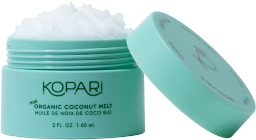 Kopari Coconut Mini Melt - All-over Skin Moisturizing, Under Eye Rescuing, Hair Conditioning + More With 100% Organic Coconut Oil, Non GMO, Vegan, Cruelty Free, Paraben Free and Sulfate Free 2.5 Oz