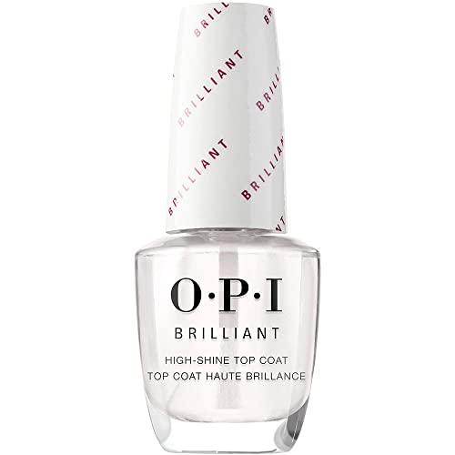 OPI Brilliance High Shine Top Coat, Clear, 15ml