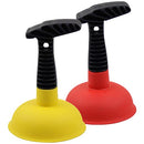 Mini Sink Plunger Plumbing Tools 2Pcs Kitchen Sink Toilet Plunger Toilet Drain Unblocker Suction Power to Unclog Slow Sinks Drains Tubs Showers Sink Cleaner Drain Plunger