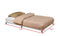 100cm / Twin Size White Metal Roll Out Trundle Bed Frame for Day Beds