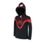 Marvel Spider-Man Miles Morales Boys Zip Up Hooded Sweatshirt and Pants Set for Toddlers and Big Kids Black, Black, 2 Years