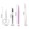 7 PCS Eyebrow Tweezer Set, Tweezers Set for Women, Precision Tweezer for Eyebrows with Curved Scissors for Ingrown Hair, Hair Plucking Daily Beauty Tools with Leather Travel Case