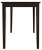 Ashley Furniture Signature Design - Kimonte Dining Room Table - Rectangular - Dark Brown