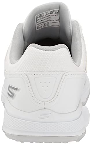 Skechers Women's Go Jasmine Spiked Waterproof Golf Shoe, White, 5.5 US