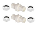 ATIE PoolSupplyTown Pool Cleaner Hose Swivel & Hose Nut Kit for Polaris 360 Pool Cleaner Hose Swivel 9-100-3002 and Hose Nut 9-100-3109 (2 Pack)