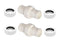 ATIE PoolSupplyTown Pool Cleaner Hose Swivel & Hose Nut Kit for Polaris 360 Pool Cleaner Hose Swivel 9-100-3002 and Hose Nut 9-100-3109 (2 Pack)