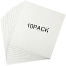 10 Pcs Ceramic Fiber Paper 11 x 12 x 0.12 In High Temperature Ceramic Fiber Rectangle Paper White Insulation Gasket Paper Fireproof Microwave Kiln Papers Sheet for Stove Furnace Fireplace DIY Material