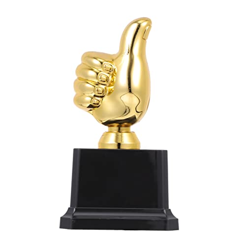 CLISPEED Thumbs Up Award Trophies Stationery Awards Trophies Awards Trophy Plus Thumbs UP Award Trophies for Sports Tournaments Competitions Parties