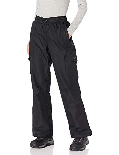 Arctix Women's Lumi Pull Over Fleece Lined Cargo Snow Pants, Black, X-Large