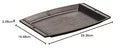 Lodge Cast Iron Rectangular Griddle, 11.56" x 7.75", 11.56", Black