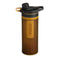 GRAYL Geopress 24 Oz Water Purifier Bottle - Filter for Hiking, Camping, Survival, Travel (Coyote Amber)