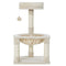 i.Pet Cat Tree Cats Tower Ultimate Scratching Post Pet Bed, 69cm Height Beige Pets Scratcher Cardboard Posts Indoor Kittens Wooden Play House Towers and Trees Corner Toys