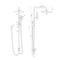 Decaura WELS Twin Hose Shower System 9" Rain Shower Head Set Sliding Rail 3-Mode Handheld Shower Head 2 in 1 Set (Round Head Chrome)