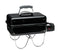 Weber Go-Anywhere Gas Barbeque Grill | Portable Gas BBQ Grill | Table Top Camping Barbeque with Lid | Porcelain-Enamelled Bowl | Small & Lightweight Deep Dish Outdoor Stove - Ivory (1125004)