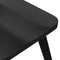 Poly & BARK HAVA Dining Chair,Oak, Black