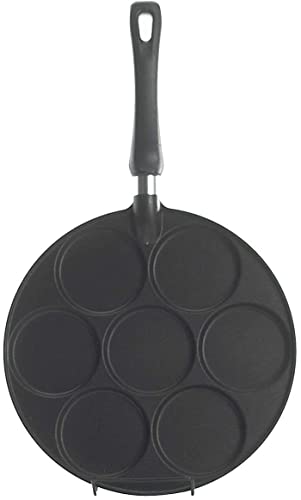 Nordic Ware Scandinavian Silver Dollar Pancake Pan, Black