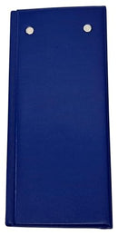 Acclaim Rigid Lawn Bowls Bowling Economy Scorecard Holder Plastic Synthetic Finish 22 cm x 10 cm with Spring Clip & Pen Loop (Royal Blue)