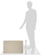 Amazon Basics Non-Slip Memory Foam Bath Mat - 18 x 28 Inches, Beige