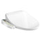 Electric Bidet Seat Toilet Seat, Smart Toilet Seat with Warm Water, Heated Seat, Warm Air Dryer, Rear and Front Wash, Soft Closed Toilet Seat, LED Light, Easy Install