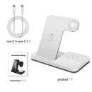 Wireless Charger 3 in 1 Wireless Charging Station Compatible with Apple Watch/iPhone/Airpod,iPhone 14,13,12,11,15(Pro, Pro Max)/XS/XR/X/8(Plus)/Galaxy S Note Z,iWatch 9/8/7/6/SE/5/4/3/2,AirPod3/Pro