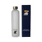 ZAYMAN Motivational Sports Water Bottle with Time Markings, BPA Free frosted Tritan Plastic, Reusable, Leakproof, Drop Resistant and Eco Friendly Drink Bottle 1 Litre |32 Oz (Clear)