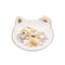 Ceramic Jewelry Dish - Ring Holder & Decorative Trinket Tray for Bathroom, Nightstand, and Vanity (Kitten)