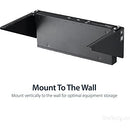 StarTech.com 6U 19" Steel Vertical Rack and Wall Mountable Server Rack, Black (RK619WALLV)