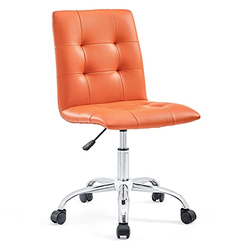 Modway Prim Mid Back Office Chair, Orange