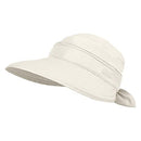 AutoWT Hats for Women, 2 in 1 Adjustable Convertible Beach Visor Hat with UV Sun Protection, Outdoor Bucket Hat Wide Brim Sun Hats Summer Wide Brim Fishing Cap (Cream)