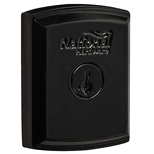 National Hardware N109-080 N109080 Smart Key Gate Lock, Black, 40"